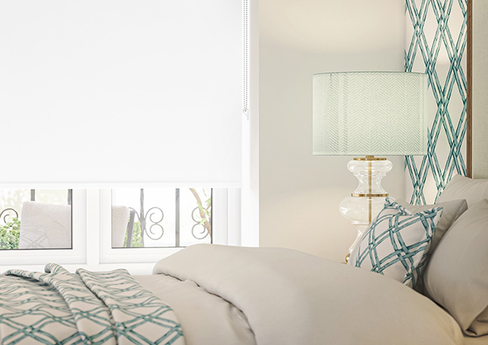 Verona (Blackout), Pure White - Roller Blind - Image 5